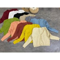 ÁO len  dáng ngắn cardigan