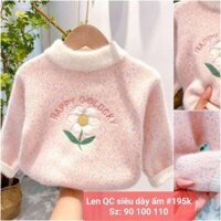 Áo len dày dặn cho bé QCCC