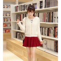 Áo len dây kéo lửng