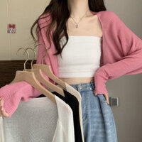 Áo len dệt kim chống nắng C & M Áo khoác nhỏ mỏng ngắn mùa hè dành cho nữ