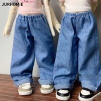 Áo len dệt kim JURHOMIE, mặc thường ngày Áo sơ mi cổ cao thanh lịch Mini dễ thương, Phụ kiện DIY Quần jean ống rộng thanh lịch cho búp bê 1 / 4 1 / 6 BJD 30 / 45cm