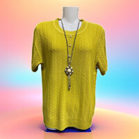 Áo len dệt kim tây ngắn biggsize