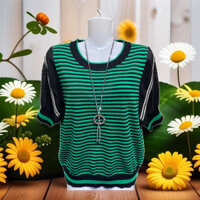 Áo len dệt kim tây voan trung niên