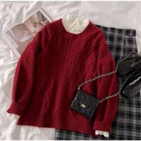 áo Len đỏ nữ