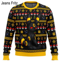 Áo len Giáng sinh dễ thương Pokemon Umbreon Giáng sinh