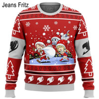 Áo len Giáng sinh xấu xí Fairy Tail Chibi XMAS