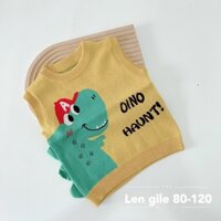 Áo len gile cho bé trai