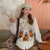 Áo Len Gile DARA boutique, Áo Gile Len Nữ Hàng Dệt Kim Chuẩn From Cực Hack Dáng