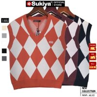 Áo Len gile Nữ CODO Cổ Tim Họa Tiêt Kim Cương ulzzang Dành Cho Cả Nam Chất Len Lông Cừu mềm Mại AL48