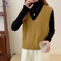 Áo Len Gile Vặn Thừng Cổ Tim Trẻ Trung Nhiều Màu QC Mã GL3K