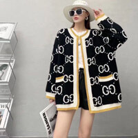 Áo len Gucci Cardigan Áo khoác nữ dệt kim hàng đầu thời trang hợp thời trang
