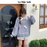 Áo Len Hello Kitty Siu Xinh Phong Cách Dễ Thương, Hàng Quảng Châu Cao Cấp(ảnh thật)
