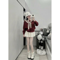 Áo len kèm khăn cổ MIRA SWEATER