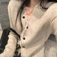 Áo len khăn choàng cổ hải quân dáng rộng phong cách đại học quần áo dệt kim thời trang