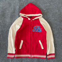 Áo Len Khoá Kéo Có Mũ Hiệu Willpips - Willpips Zip Up Knit