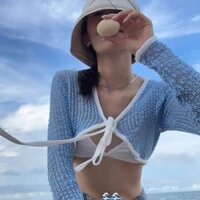 áo len khoác lưới sexy (5763#)