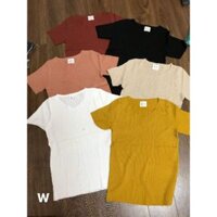 Áo len lỗ cộc tay