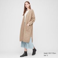 Áo len lông cừu dáng dài 428870 Uniqlo