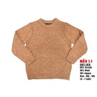 Áo Len Lông Cừu Nâu