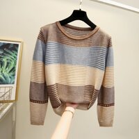 Áo len lưới mỏng mặc 4 mùa Haint Boutique Hb07 - Nâu