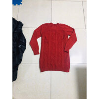 áo len mầu đỏ cam