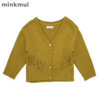 Áo len màu vàng Minkmui hàng auth Hàn [Size 100 / bé 12-15kg]