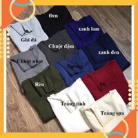 Áo Len Màu Xanh Rêu Trơn Đẹp