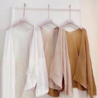 Áo len mỏng cardigan phong cách Hàn Quốc