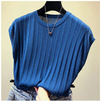 Áo len mỏng nữ Haint boutique HB15 - XANH