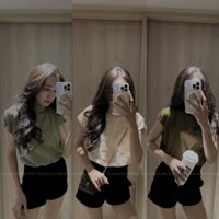 Áo len mongtoghi cộc tay