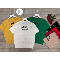 Áo len mongtoghi đính nơ, áo len nữ QC_ngọc loan shop ( ảnh chụp thật )