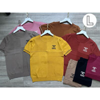 Áo len mongtoghi nữ , áo len dệt kim tay ngắn , áo nữ đơn giản sang trọng ._ngọc loan shop ( ảnh tự chụp )