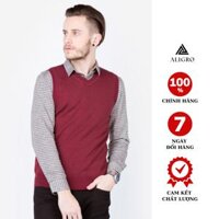 Áo Len Nam Aligro Gile đỏ đô ALENGL002 - S
