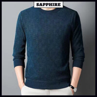 Áo len nam Áo ấm mùa đông áo len dệt kim Ưu Đãi Đặc biệt giải phóng mặt bằng lót nhung siêu dày cổ tròn Schenier