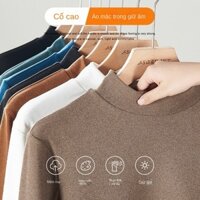 Áo len nam cổ lọ màu mới nhấ