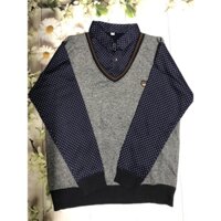 Áo len nam cổ tim, có phối kiểu áo sơ mi, mặc đẹp phong cách nam tính 🌝🌝🌝🌝🌝