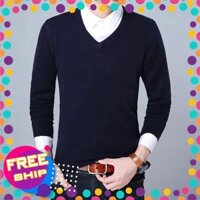 Áo Len Nam Cổ Tim Đủ Màu Trend