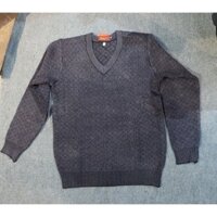 Áo len nam cổ tim, len sợi dầy dặn