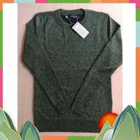 Áo Len Nam Cổ Tròn Hàn Quốc Màu Xanh Rêu Trend