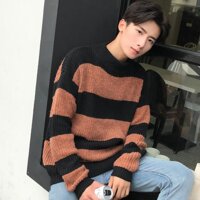 Áo len nam cổ tròn phong cách Hàn Quốc hai màu mẫu mới thu đông 2018 - Thời trang MANDO AL23