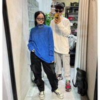 Áo Len Nam Dây Kéo Sau Cổ Lọ [MrBin Studio]