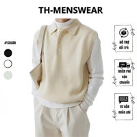 Áo Len Nam Gile Cổ Chữ V Chất Len Lông Thỏ Dày Dặn Giữ Nhiệt Phong Cách Hàn Quốc Cao Cấp