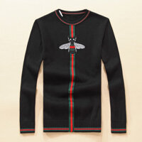 Áo len nam Gucci2563 Áo sơ mi đáy hợp thời trang Áo len nam in hình con ong nhỏ