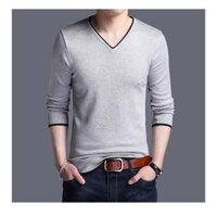 Áo Len Nam Hàng Quảng Châu- Có Big Size - 209 Ghi,XXL