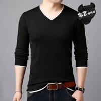 Áo Len Nam Hàng Quảng Châu- Có Big Size - 209 Đen,M