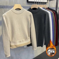 ÁO LEN NAM LÓT LÔNG CỔ 3 PHÂN  HÀNG QC SIÊU ẤM