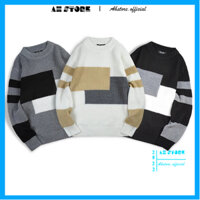Áo Len Nam Nữ Cổ Tròn Chất Sợi Len Lông Thỏ mềm mại kiểu dáng Hàn Quốc CR24 - AHSTORE