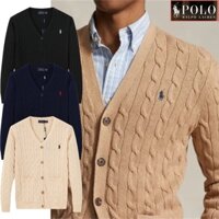 Áo len nam Polo Ralph Lauren Áo len dệt kim dệt kim dày vừa vặn