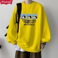 Áo Len Nam Rời Dài Tay Áo Thun High Street Ins Hợp Thời Trang Thanh Niên Đẹp Trai Phong Cách Đại Học Hợp Thời Trang Thương Hiệu Cổ Tròn Mới