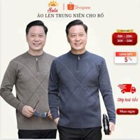 Áo len nam trung niên, áo len người già SULA ( len ông)